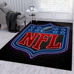 Nfl Football Rug Living Room Rug Christmas Gift Us Decor Living Room Area Rug Home Decor