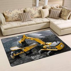 Construction Site Trucks Diggers Area Rug Living Room Rug Home Decor Home Decor 3