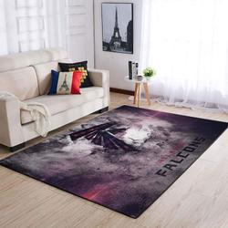 NFL Atlanta Falcons Team Logo Rug Living Room Rug Home Decor Area Rug 4
