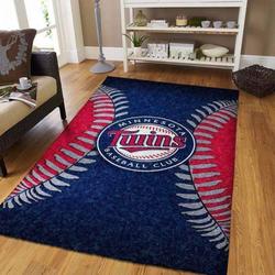 MLB Minnesota Twins Team Logo Rug Living Room Rug Home Decor Area Rug