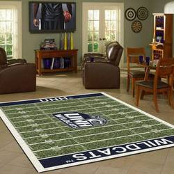 NCAA New Hampshire Wildcats Football Area Rug Living Room Rug Home Decor 1
