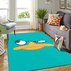 Perry The Platypus Disney Cartoon Area Rug Living Room Rug Home Decor