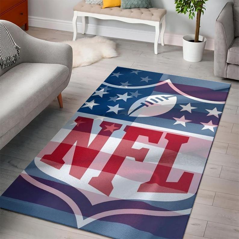 Nfl Sport Collection Area Rugs Living Room Carpet Floor Decor The Us Decor