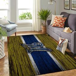 MLB Milwaukee Brewers Area Rug Living Room Rug Home Decor Sport Home Decor