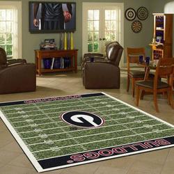 Georgia Bulldogs Ncaa Rug Living Room Rug Carpet Sport Floor Home Decor 2