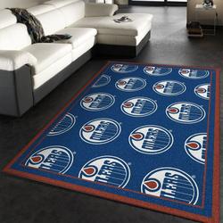 Nhl Spirit Edmonton Oilers Area Rug Living Room Bedroom Rug Regtangle Carpet