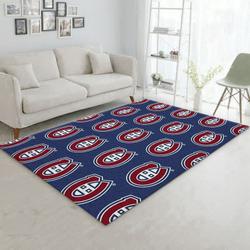 Nhl Repeat Montreal Canadians Area Rug Living Room And Bed Room Rug Rug Regtangle Carpet Floor Decor Home Decor