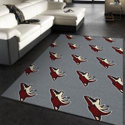 Nhl Repeat Phoenix Coyotes Area Rug Living Room And Bed Room Rug Rug Regtangle Carpet Floor Decor Home Decor