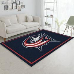 Nhl Spirit Columbus Bluejackets 1 Area Rug Living Room And Bed Room Rug Rug Regtangle Carpet Floor Decor Home Decor