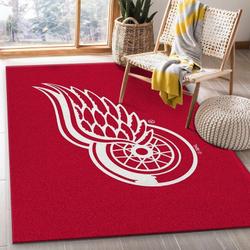 Nhl Spirit Detroit Redwings 1 Area Rug Living Room And Bed Room Rug Rug Regtangle Carpet Floor Decor Home Decor