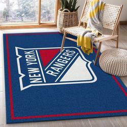 Nhl Spirit New York Rangers Area Rug Living Room Bedroom Rug Regtangle Carpet