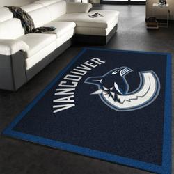 Nhl Spirit Vancouver Canucks Area Rug Living Room Bedroom Rug Regtangle Carpet