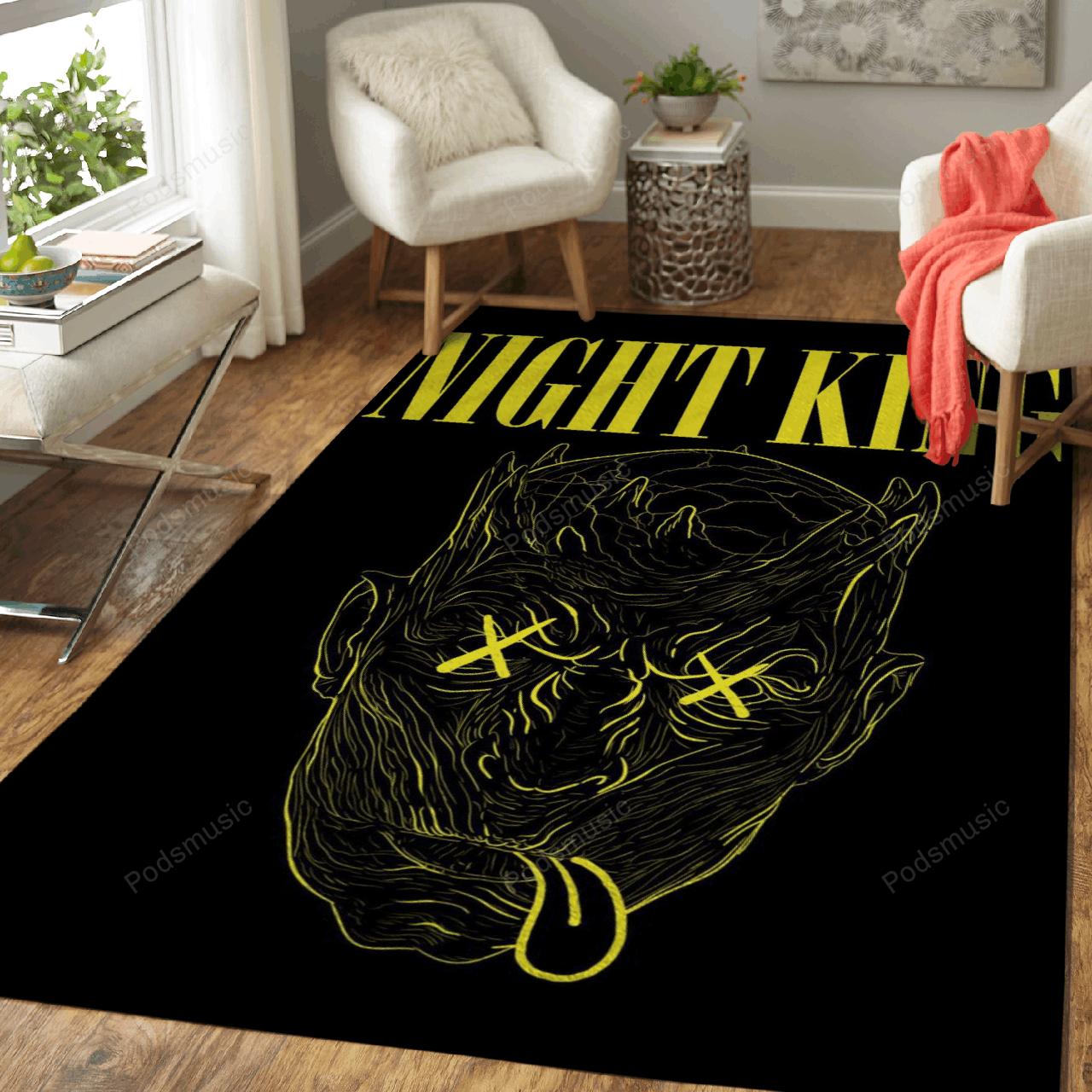 Nightking Music Art For Fans Area Rug Living Room Carpet Rug Regtangle Carpet Floor Decor Home Decor