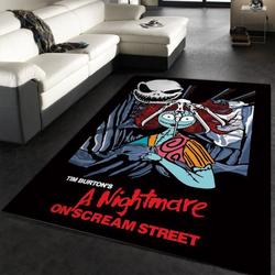 Nightmare On Scream Street Area Rug Living Room And Bed Room Rug Rug Regtangle Carpet Floor Decor Home Decor