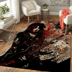 Nikki Sixx Motley Crue Music Art For Fans Area Rug Living Room Carpet Rug Regtangle Carpet Floor Decor Home Decor