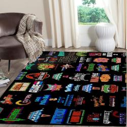 Nintendo Gamer Area Rug Gaming Carpet Gamer Living Room Rugs Rug Regtangle Carpet Floor Decor Home Decor V3994