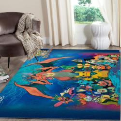 Nintendo Gamer Area Rug Gaming Carpet Gamer Living Room Rugs Rug Regtangle Carpet Floor Decor Home Decor V3995