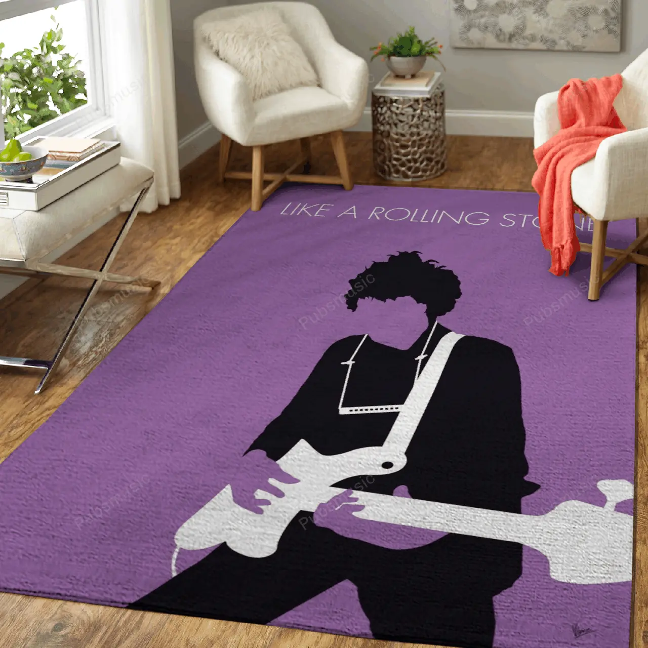 No001 My Bob Dylan Minimal Music Artwork Bob Dylan Lik Minimal Music Artworks Art For Fans Area Rug Living Room Carpet