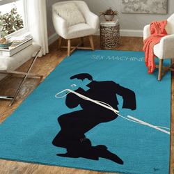 No018 My James Brown Minimal Music Artwork Minimal Music Artworks Art For Fans Area Rug Living Room Carpet Rug Regtangle Decor Home Decor