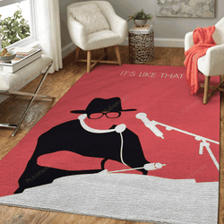No022 My Run Dmc Minimal Music Artwork Minimal Music Artworks Art For Fans Area Rug Living Room Carpet Rug Regtangle Carpet Floor Decor Home Decor