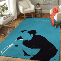 No045 My The Prodigy Minimal Music Artwork Prodigy Fire Minimal Music Artworks Art For Fans Area Rug Living Room Carpet