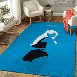 No049 My Iggy Azalea Minimal Music Artwork Iggy Azalea Minimal Music Artworks Art For Fans Area Rug Living Room Carpet