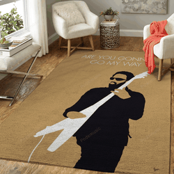No050 My Lenny Kravitz Minimal Music Artwork. Are You Go Minimal Music Artworks Art For Fans Area Rug Living Room Carpet