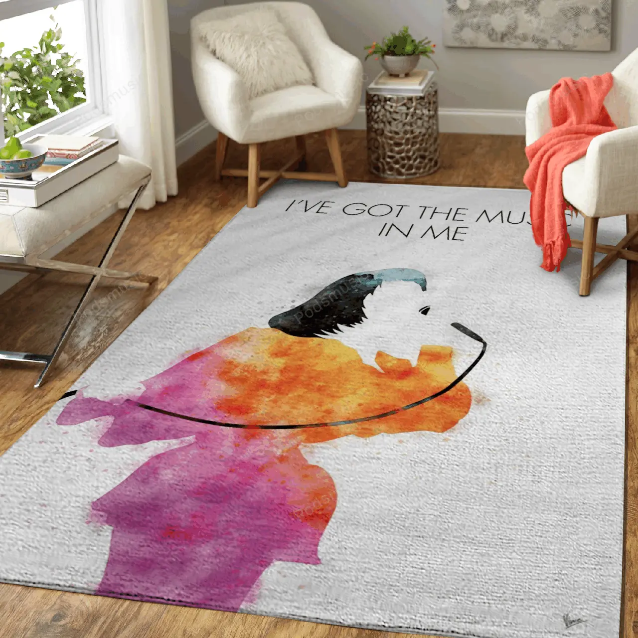 No092 Kiki Dee Watercolor Music Artworks Art For Fans Area Rug Living Room Carpet Rug Regtangle Carpet Floor Decor Home Decor