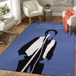 No098 My Art Garfunkel Minimal Music Artwork Minimal Music Artworks Art For Fans Area Rug Living Room Carpet Rug Regtangle Decor Home Decor