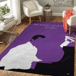 No131 My Neil Sedaka Minimal Music Artwork Minimal Music Artworks Art For Fans Area Rug Living Room Carpet Rug Regtangle Decor Home Decor