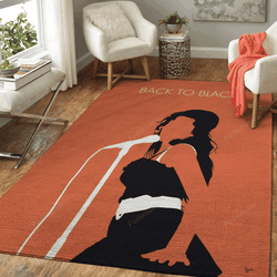 No133 My Amy Winehouse Minimal Music Artwork Minimal Music Artworks Art For Fans Area Rug Living Room Carpet Rug Regtangle Decor Home Decor