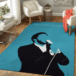 No135 My Al Green Minimal Music Artwork Minimal Music Artworks Art For Fans Area Rug Living Room Carpet Rug Regtangle Carpet Floor Decor Home Decor