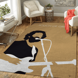 No140 My Grateful Dead Minimal Music Artwork Minimal Music Artworks Art For Fans Area Rug Living Room Carpet Rug Regtangle Decor Home Decor