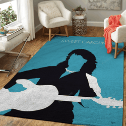 No145 My Neil Diamond Minimal Music Artwork Minimal Music Artworks Art For Fans Area Rug Living Room Carpet Rug Regtangle Decor Home Decor