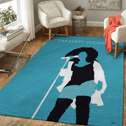 No155 My Chaka Khan Minimal Music Artwork Minimal Music Artworks Art For Fans Area Rug Living Room Carpet Rug Regtangle Decor Home Decor