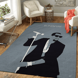No157 My Kanye West Minimal Music Artwork Minimal Music Artworks Art For Fans Area Rug Living Room Carpet Rug Regtangle Decor Home Decor