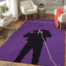 No161 My Smokey Robinson Minimal Music Artwork Minimal Music Artworks Art For Fans Area Rug Living Room Carpet
