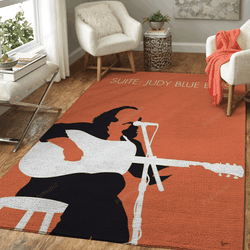 No173 My Crosby Stills And Nash Minimal Music Post Minimal Music Artworks Art For Fans Area Rug Living Room Carpet