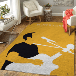 No174 My Jack Johnson Minimal Music Artwork Minimal Music Artworks Art For Fans Area Rug Living Room Carpet Rug Regtangle Decor Home Decor