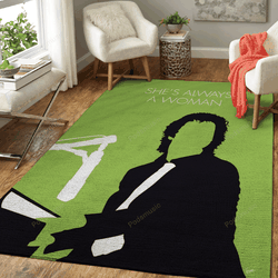 No176 My Billy Joel Minimal Music Artwork Minimal Music Artworks Art For Fans Area Rug Living Room Carpet Rug Regtangle Decor Home Decor