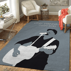 No177 My Hootie And The Blowfish Minimal Music Minimal Music Artworks Art For Fans Area Rug Living Room Carpet
