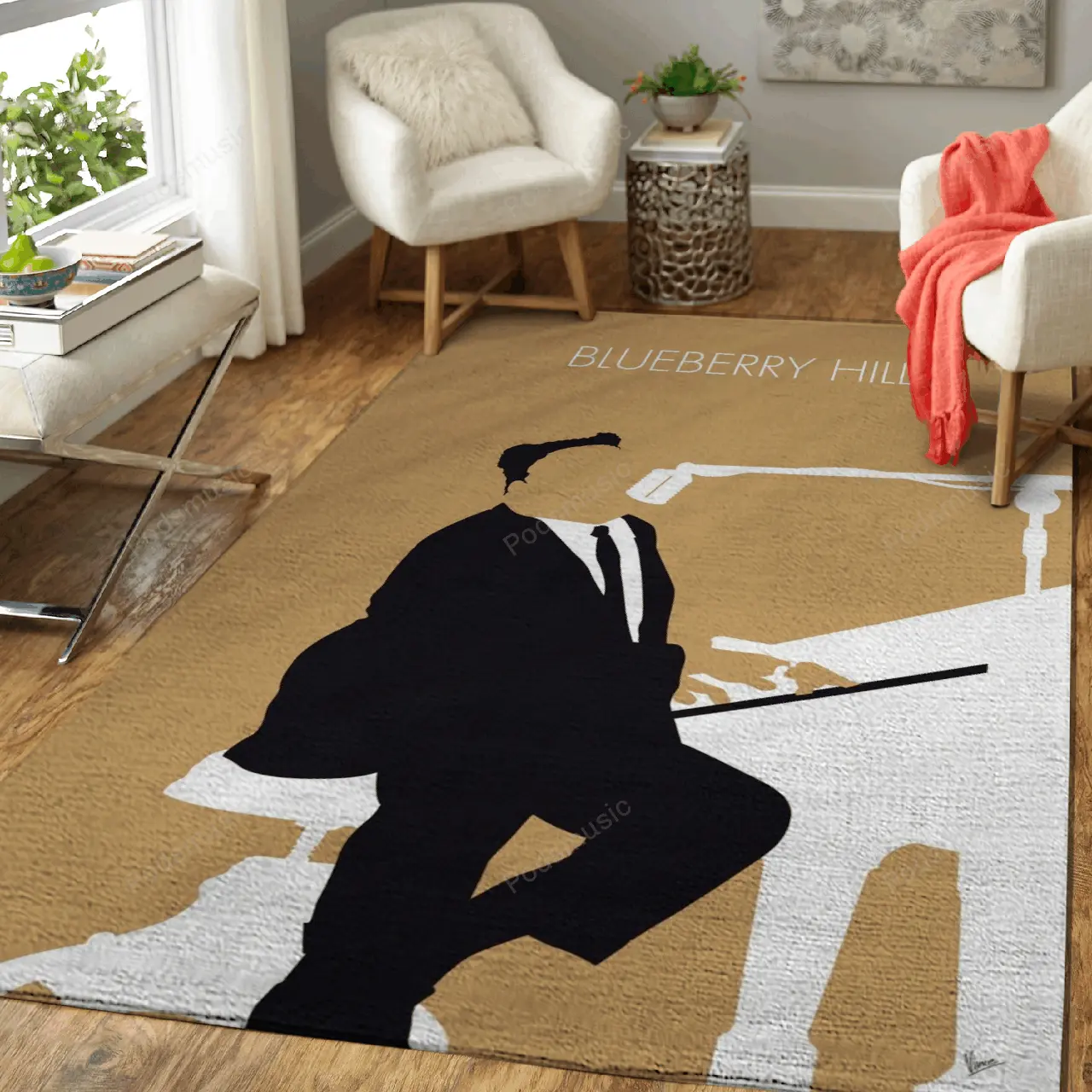 No190 My Fats Domino Minimal Music Artwork Minimal Music Artworks Art For Fans Area Rug Living Room Carpet Rug Regtangle Decor Home Decor