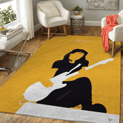 No194 My Meredith Brooks Minimal Music Artwork Minimal Music Artworks Art For Fans Area Rug Living Room Carpet