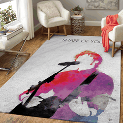No219 Ed Sheeran Watercolor Music Artworks Art For Fans Area Rug Living Room Carpet Rug Regtangle Carpet Floor Decor Home Decor