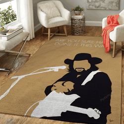 No280 My Waylon Jennings Minimal Music Artworks Art For Fans Area Rug Living Room Carpet Rug Regtangle Carpet Floor Decor Home Decor
