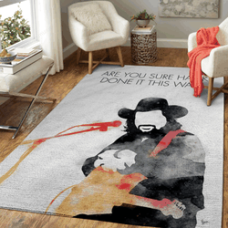 No280 Waylon Jennings Watercolor Music Artworks Art For Fans Area Rug Living Room Carpet Rug Regtangle Carpet Floor Decor Home Decor