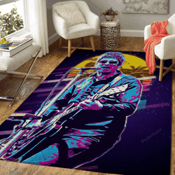Noel Gallaghers Artwork Music Synthwave 80S Art For Fans Area Rug Living Room Carpet Rug Regtangle Carpet Floor Decor Home Decor