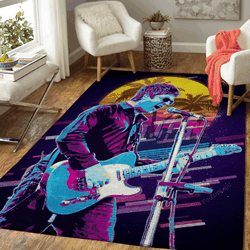 Noel Gallaghers Oasis Artwork Music Synthwave 80S Art For Fans Area Rug Living Room Carpet Rug Regtangle Carpet Floor Decor Home Decor