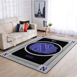 Northwestern Wildcats Ncaa Football Basketball Living Room Carpet 20030346 3