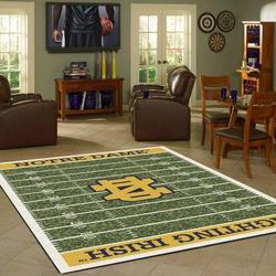 Notre Dame Fighting Irish Area Rugs Ncaa Living Room Carpet